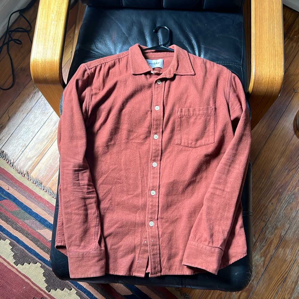 Large Burnt Red Corridor Button down shirt